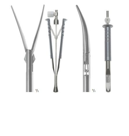 Зажими мініінвазив Debakey, Port Line, для мітральної стулки, подв актив, щел 2 мм, роб довж 347 мм, довж 475 мм. Бренд - Asanus Medizintechnik Gmb, Німеччина